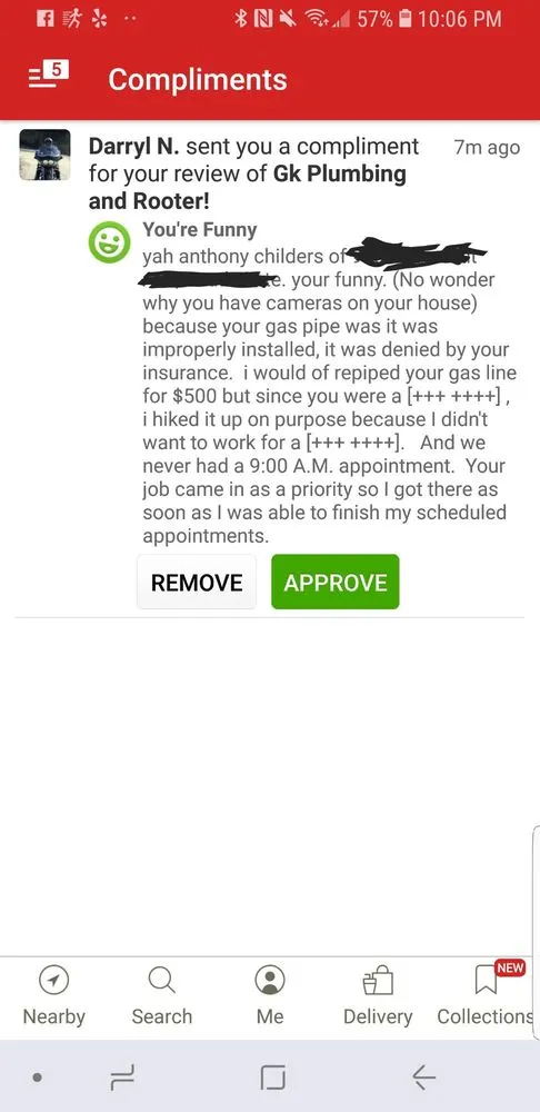 Slide of Gk Plumbing and Rooter