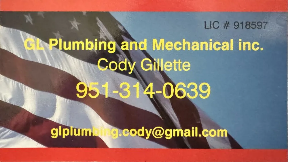 Trusted emergency plumbing for homes in Perris, CA by GL Plumbing and Mechanical