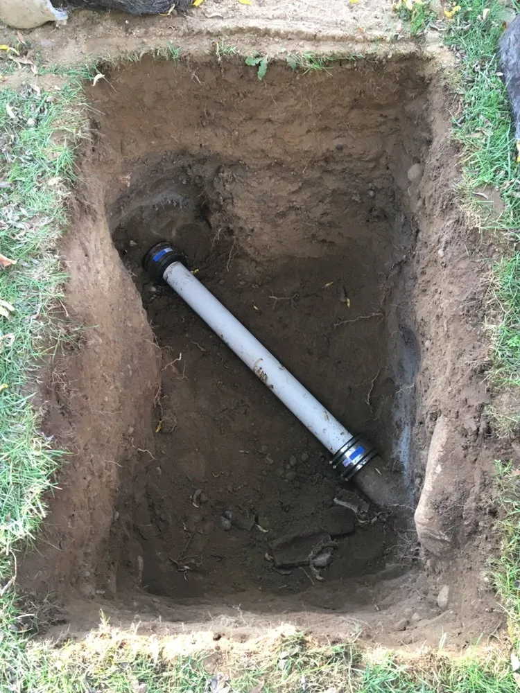 Slide of Glacial Sewer & Construction