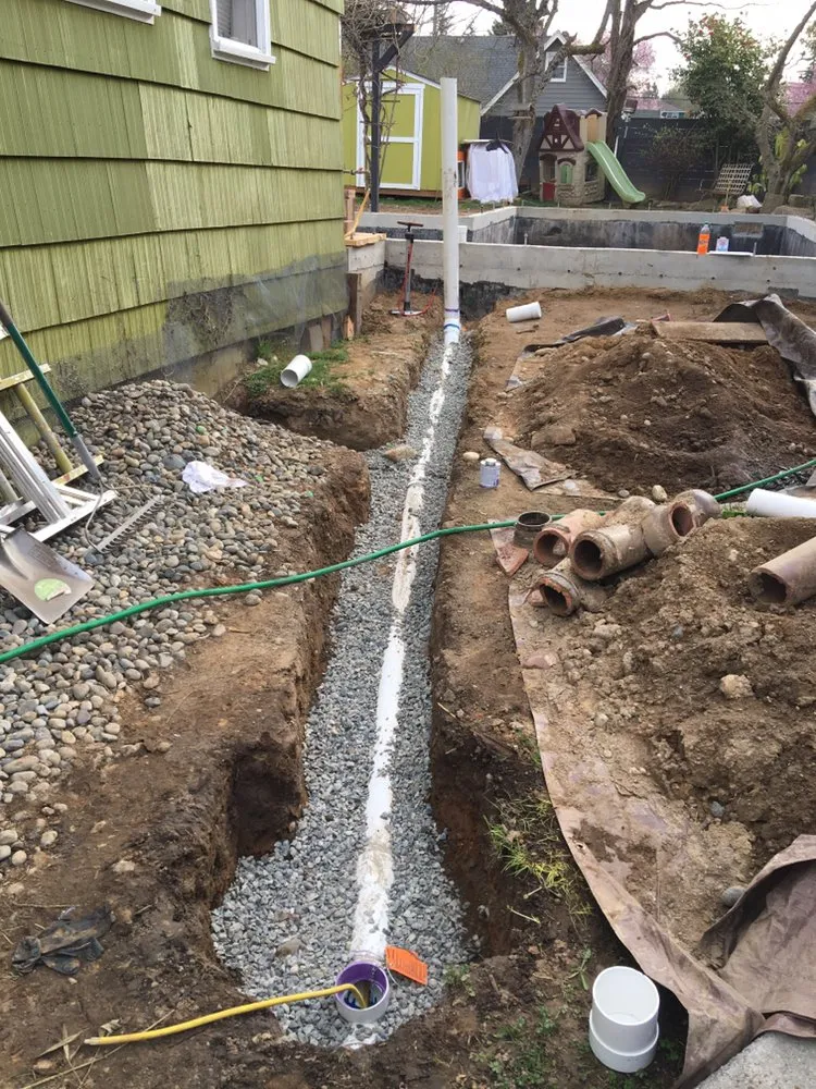 Slide of Glacial Sewer & Construction