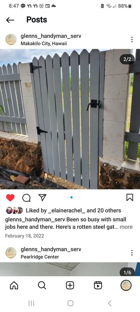 Slide of Glenns Handyman Service