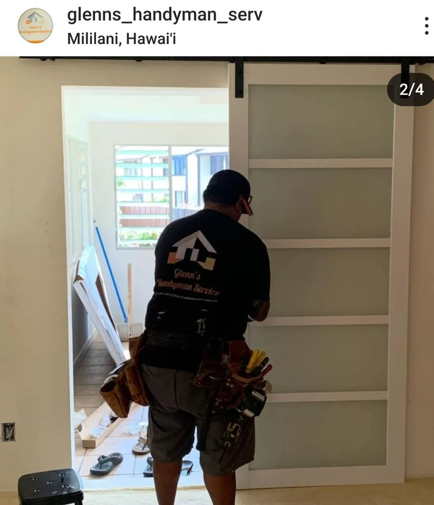 Slide of Glenns Handyman Service