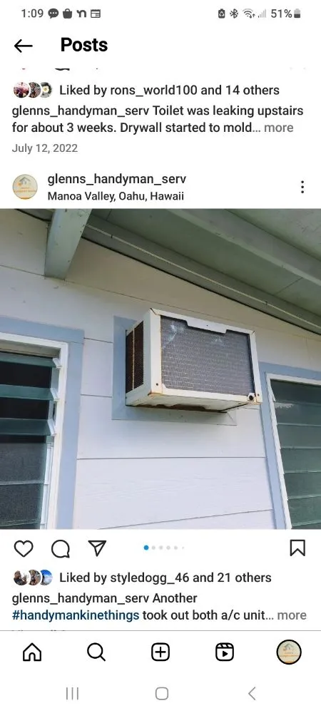 Slide of Glenns Handyman Service