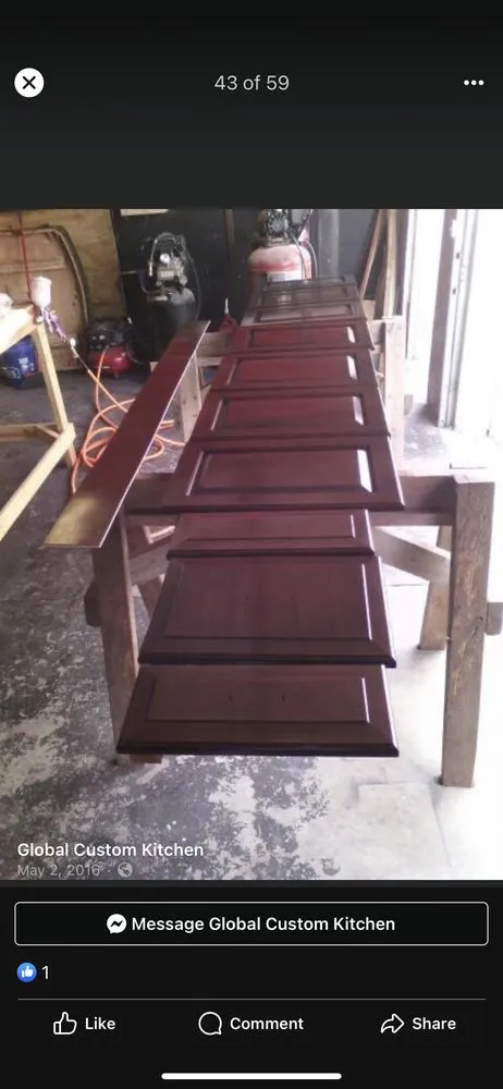 Slide of Global Custom Cabinetry