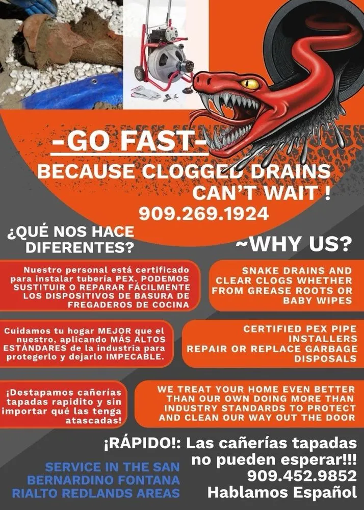 Slide of Go Fast Rooter And Plumbing