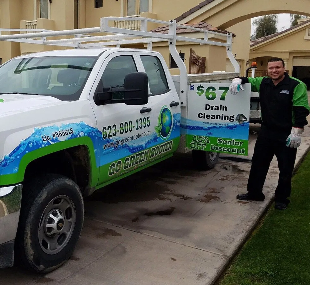 Slide of Go Green Rooter