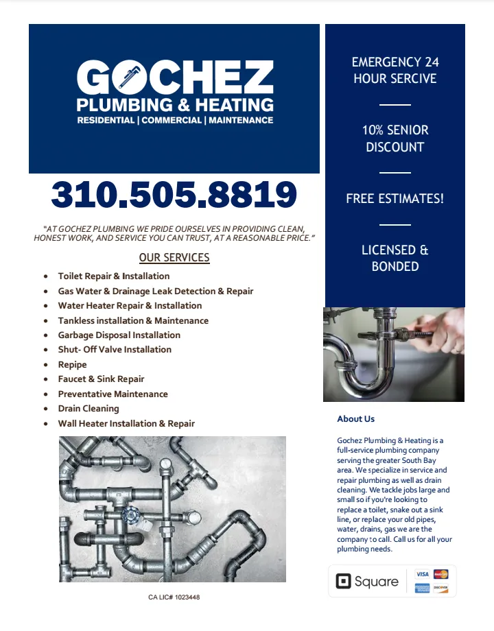 Slide of Gochez Plumbing & Heating
