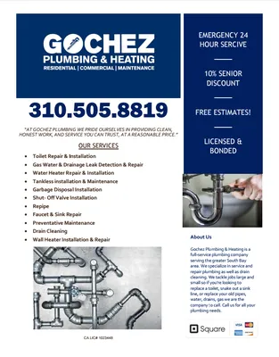 Gochez Plumbing & Heating Logo