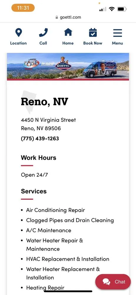 Quality leak detection for homes in Reno, NV by Goettl Air Conditioning and Plumbing