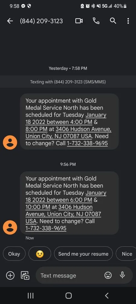 Expert water heater service experts serving East Brunswick, NJ - Gold Medal Service