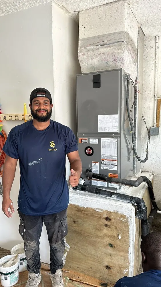 Slide of Golden Air And Plumbing