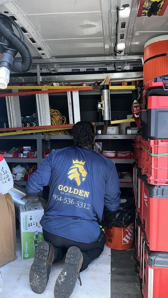 Slide of Golden Air And Plumbing