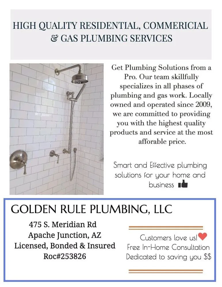 Slide of Golden Rule Plumbing