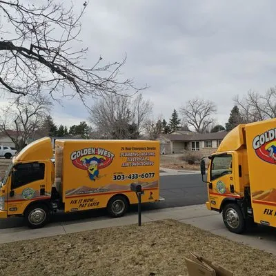 Golden West Plumbing & Drain Cleaning Service Logo