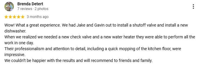 Slide of Goodman Plumbing