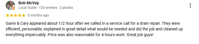 Slide of Goodman Plumbing