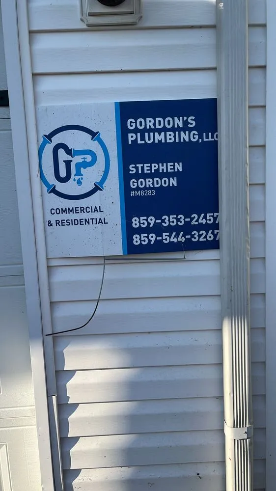 Slide of Gordon’s Plumbing Services
