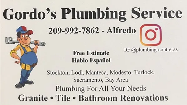 Gordo's Plumbing Service Logo