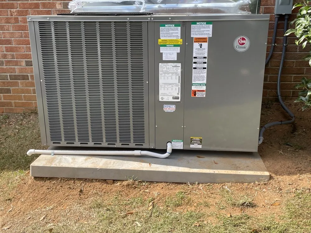 Slide of Gossett's HVAC Services