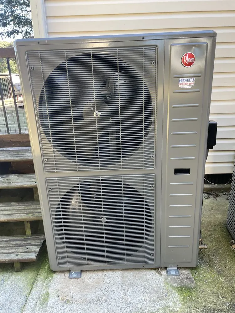 Slide of Gossett's HVAC Services