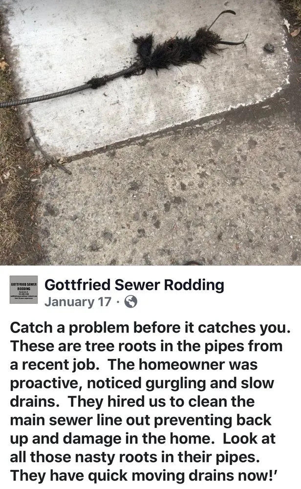 Slide of Gottfried Sewer Rodding