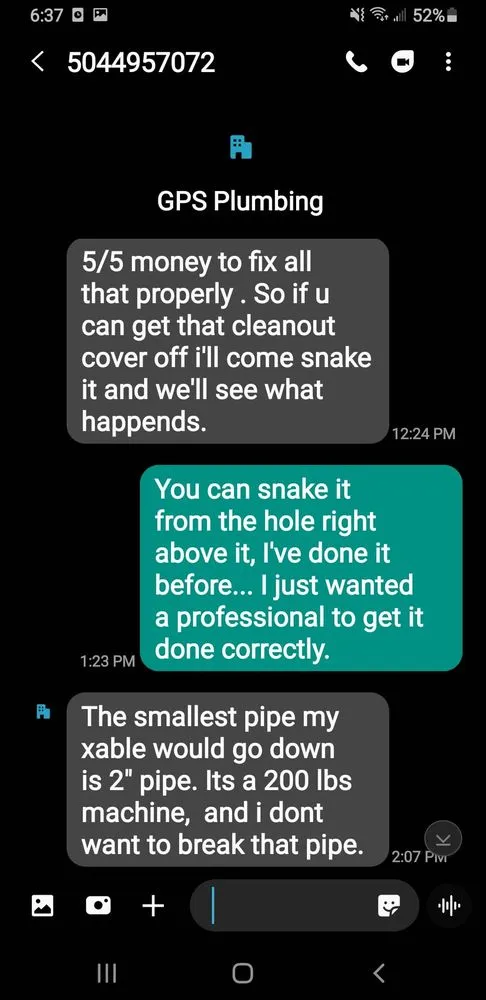 Slide of GPS Plumbing