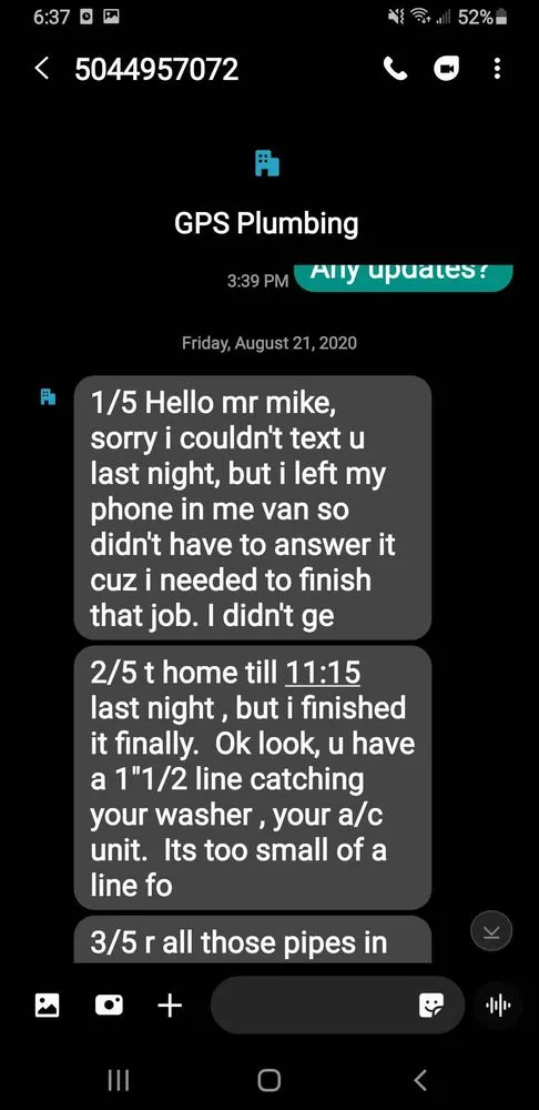 Slide of GPS Plumbing