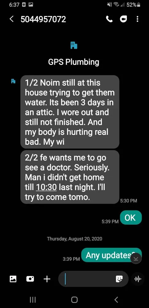 Slide of GPS Plumbing