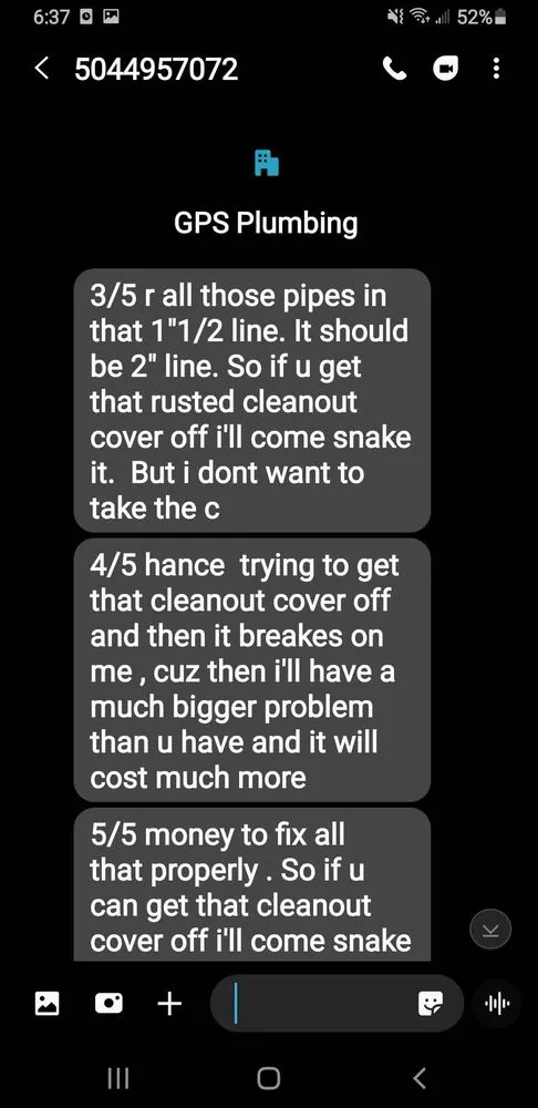 Slide of GPS Plumbing