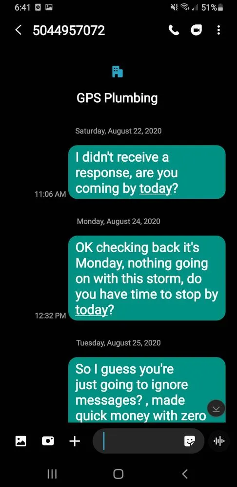 Slide of GPS Plumbing