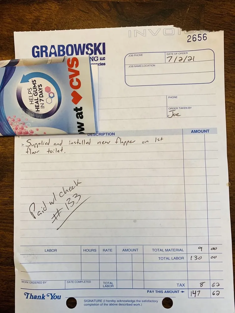 Slide of Grabowski Plumbing & Heating