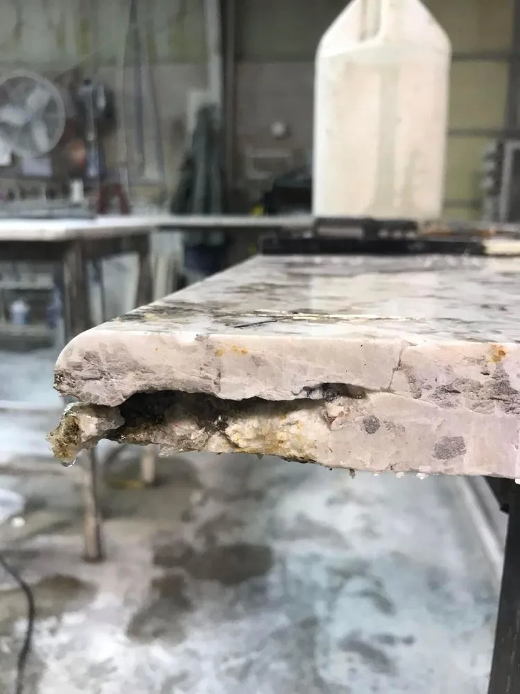 Slide of Granite Restoration And Repair