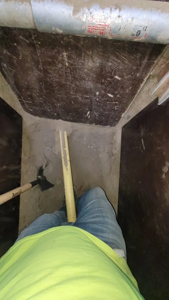 Slide of Gravity Sewer Repair