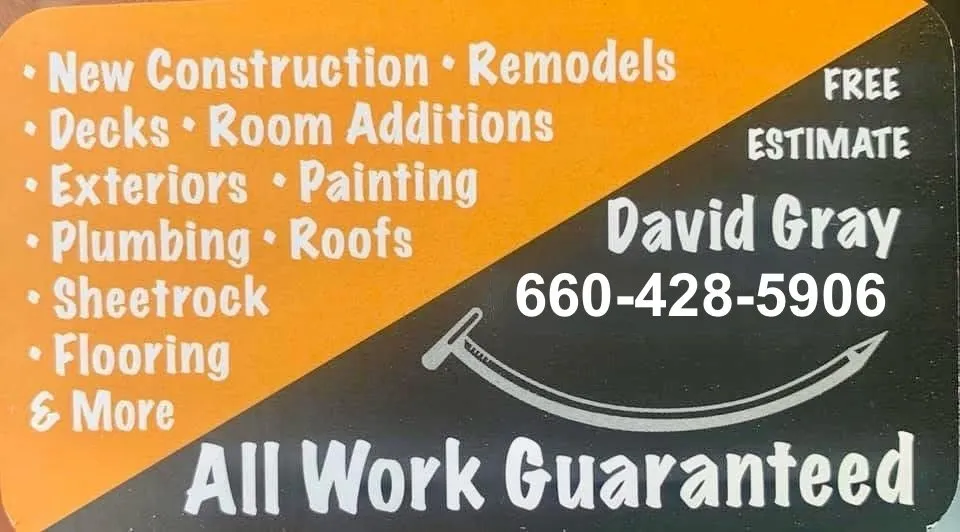 Slide of Gray Family Construction