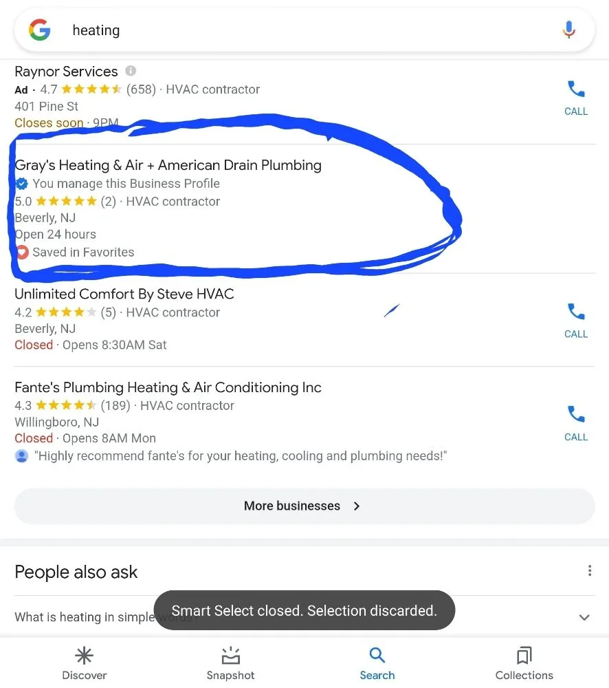 Slide of Gray Heating & Air