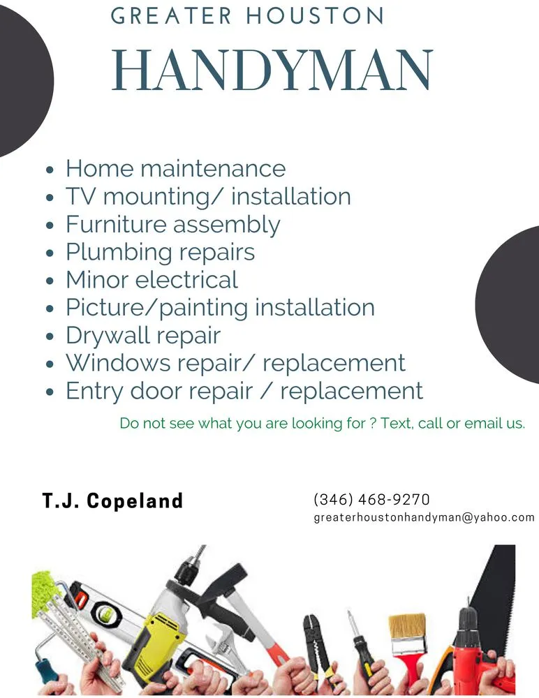 Slide of Greater Houston Handyman