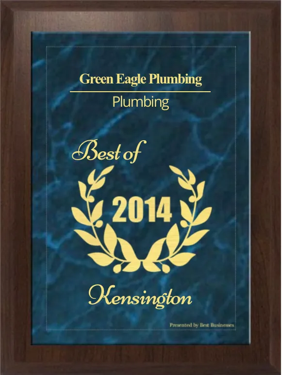 Slide of Green Eagle Plumbing