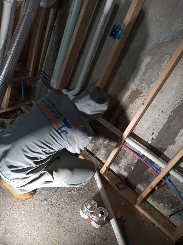 Slide of Green Team Drains