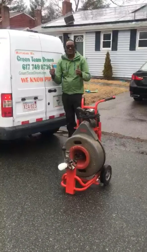 Slide of Green Team Drains