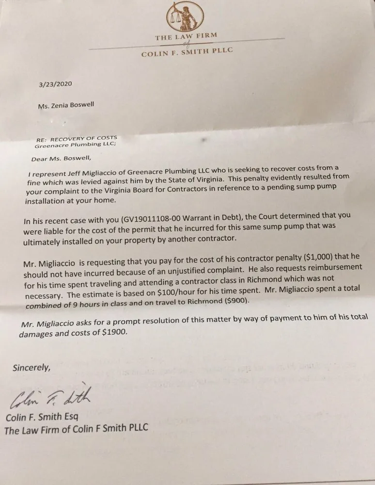 Slide of Greenacre Plumbing