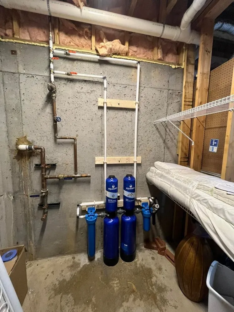 Slide of Grey Plumbing