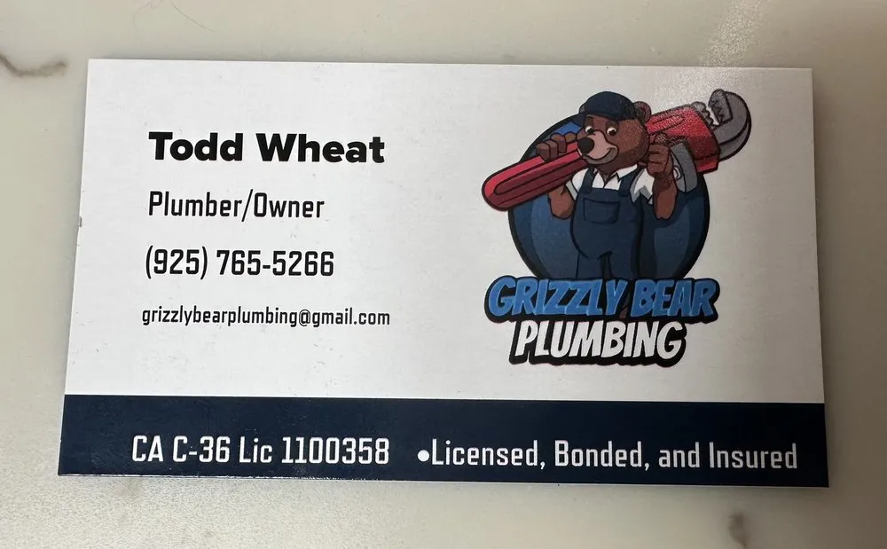Slide of Grizzly Bear Plumbing