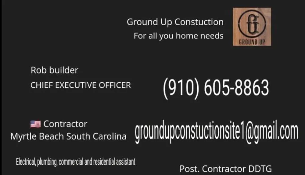 Slide of GroundbUp Constuctions