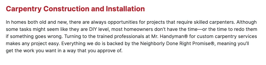 Slide of GSL Handiworx