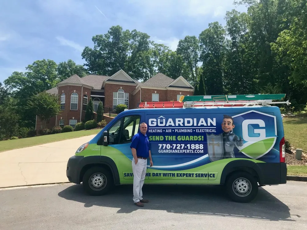 Reliable water heater service in Cartersville, GA by Guardian Home Experts- Heating, Air, Plumbing & Electrical