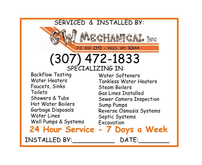 Slide of GW Mechanical