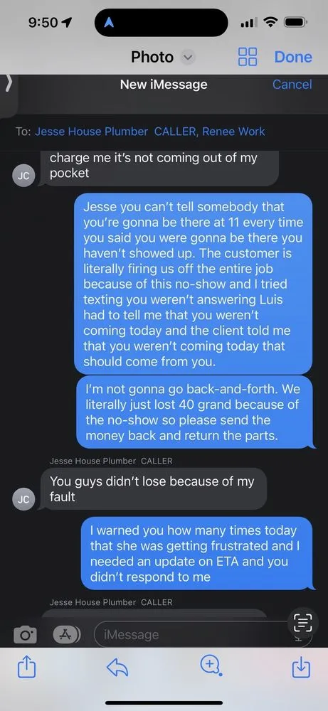 Slide of H F Plumbing Experts