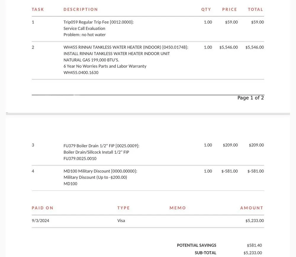 Slide of H Jack's Plumbing and Heating - Akron