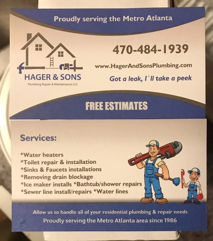 Slide of Hager & Sons Plumbing Repair & Maintenance