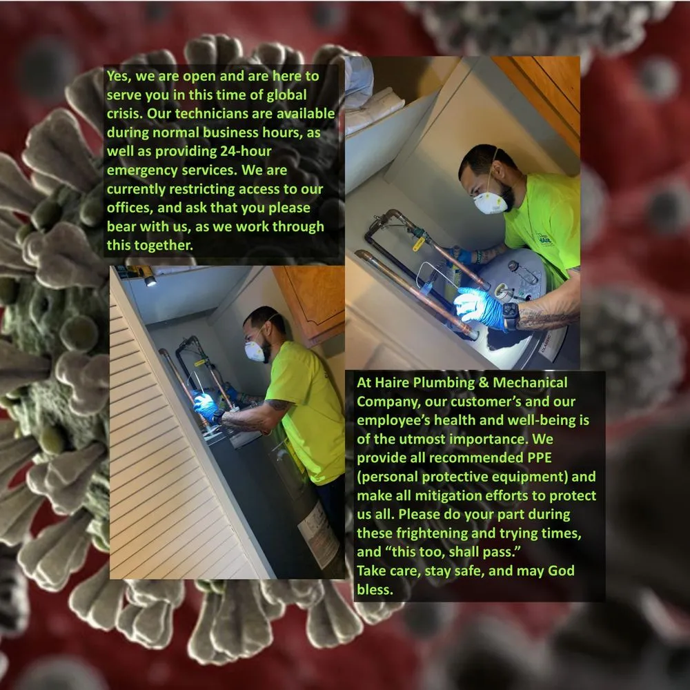 Professional water heater service in Fayetteville, NC by Haire Plumbing & Mechanical